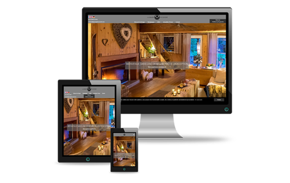 Aper&ccedil;u site vitrine responsive